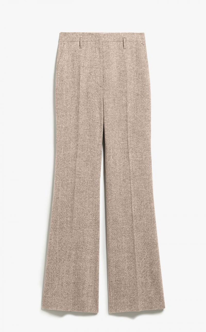 MaxMara Flared Stretch Wool Suit CAMEL | MMR593533