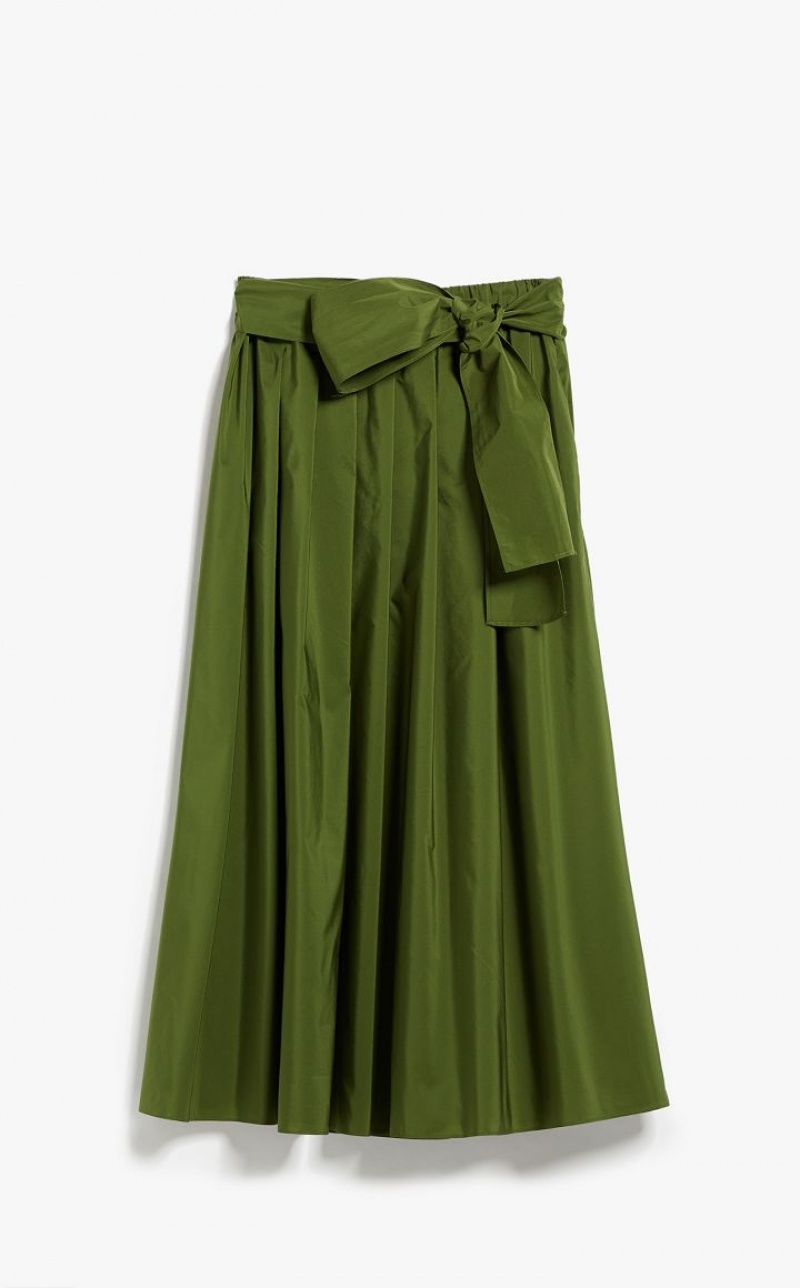 MaxMara Full In Taffeta Skirts GREEN | MMR593730