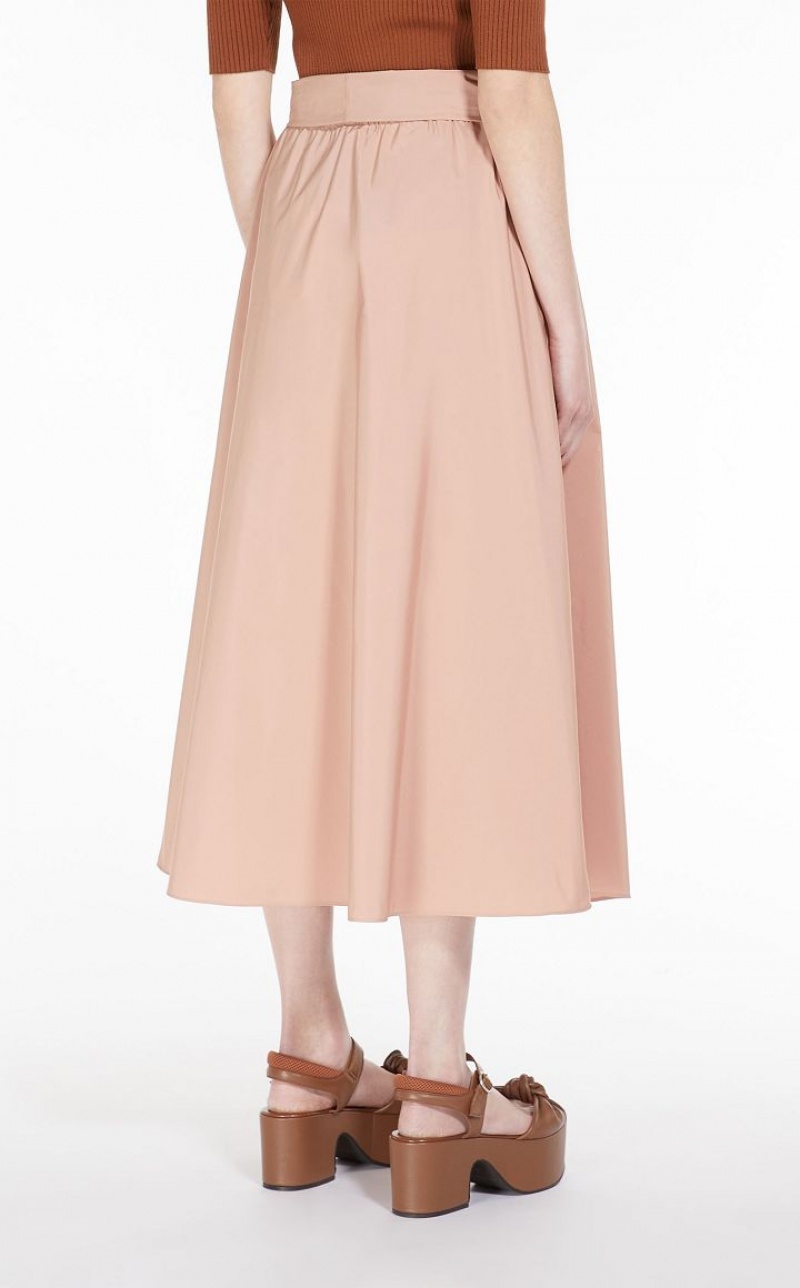 MaxMara Full In Taffeta Skirts PEACH | MMR593727