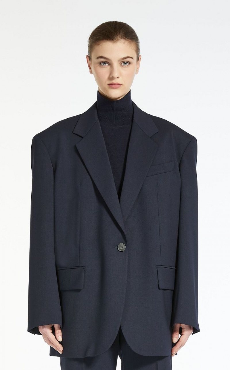 MaxMara Gabardine Blazers ULTRAMARINE | MMR594031