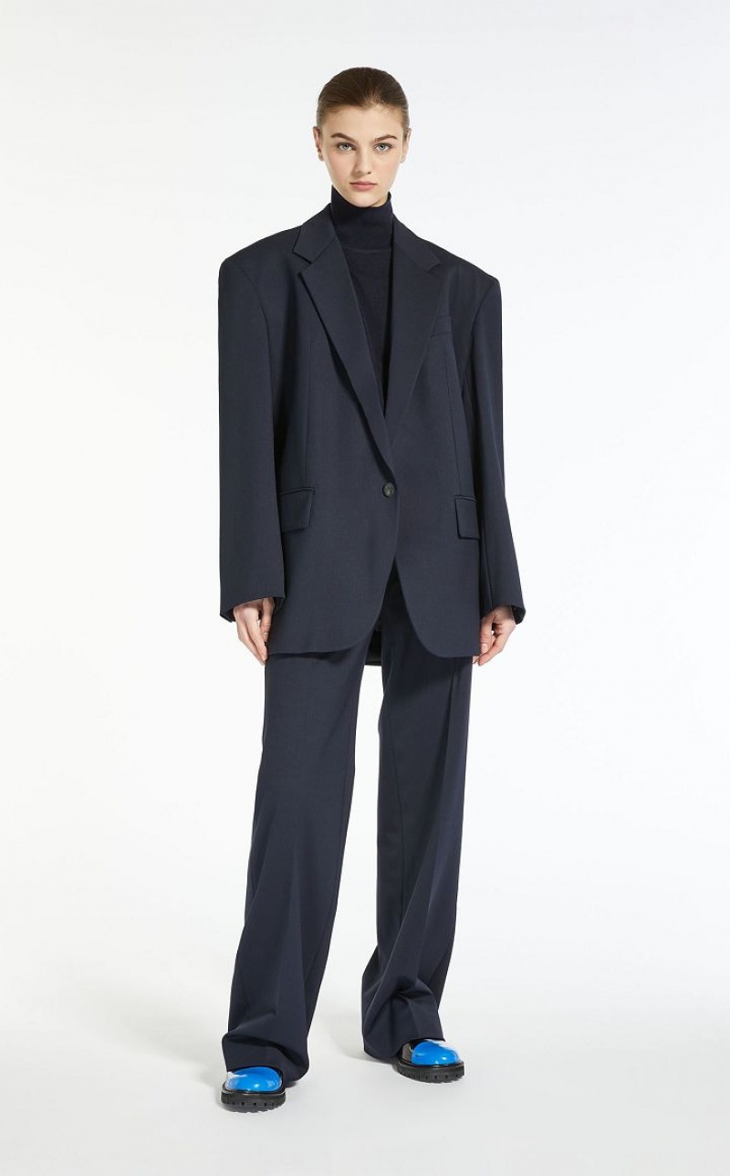 MaxMara Gabardine Blazers ULTRAMARINE | MMR594031