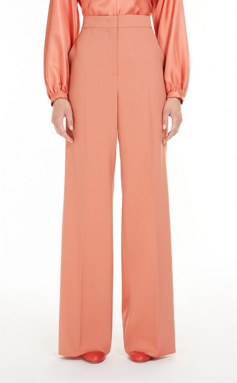 MaxMara High-waisted Wool Suit SALMON | MMR593505