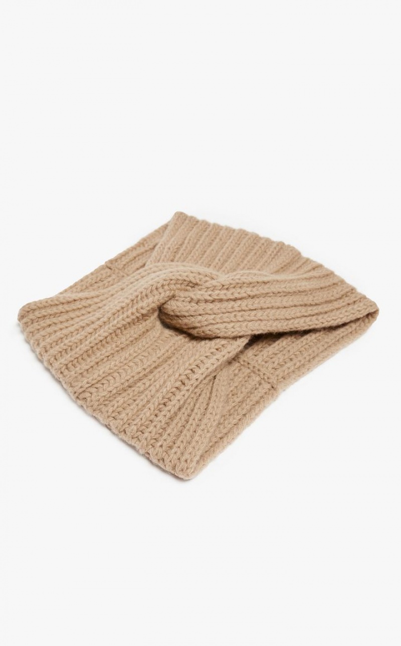 MaxMara In Wool Yarn Hat CAMEL | MMR594315