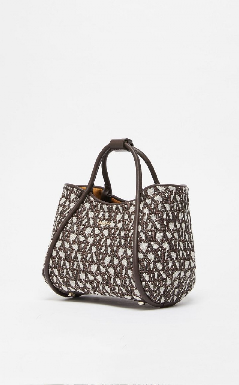 MaxMara In jacquard  Marine Bag BROWN | MMR594129