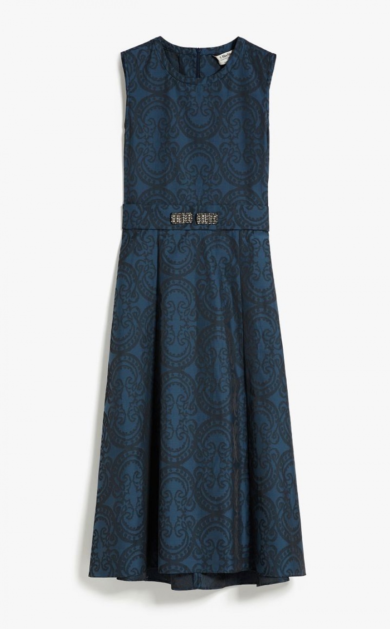 MaxMara Jacquard Dresses MIDNIGHTBLUE | MMR593285