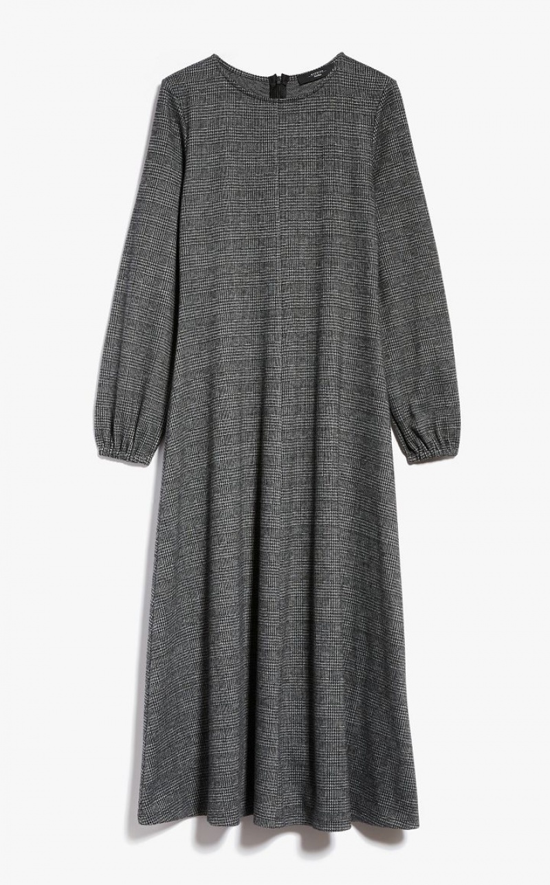 MaxMara Jacquard Jersey Dresses BLACK | MMR593405