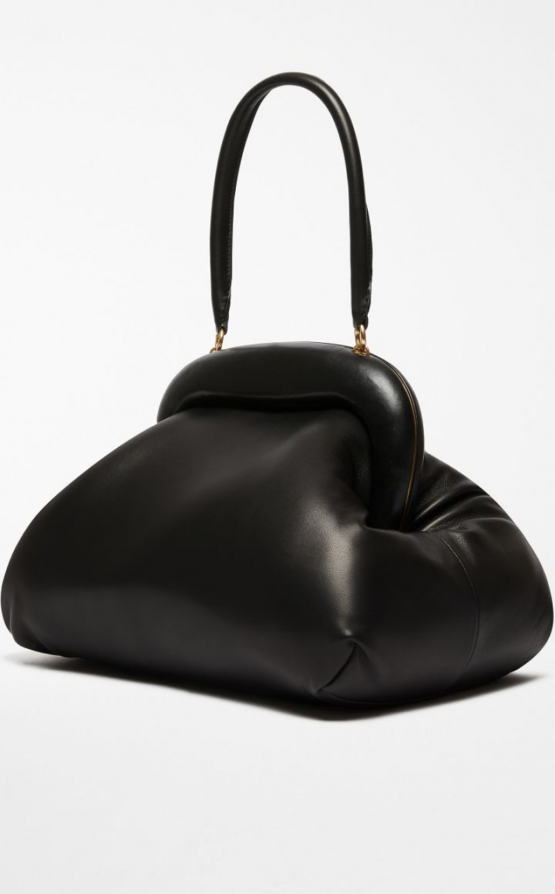 MaxMara Large Nappa-leather Bouba Sportmax Bag BLACK | MMR594178