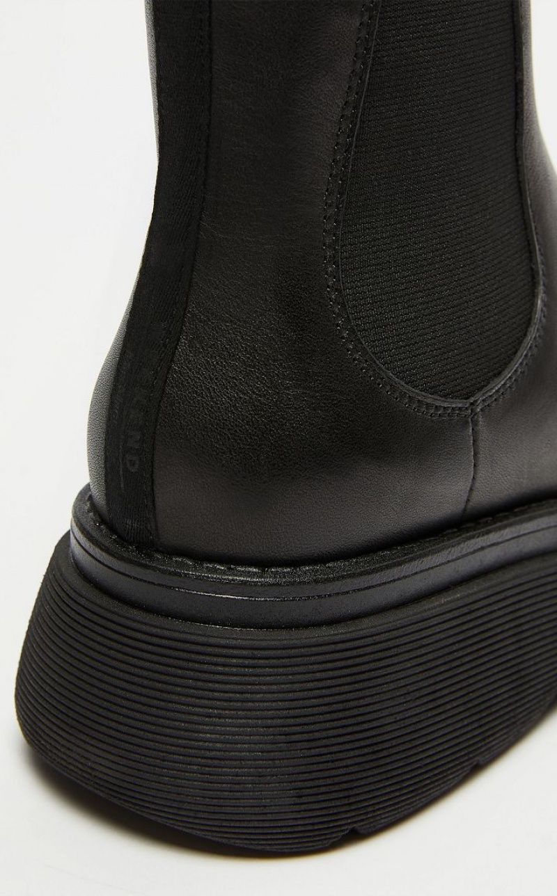 MaxMara Leather Ankle Boots BLACK | MMR594187