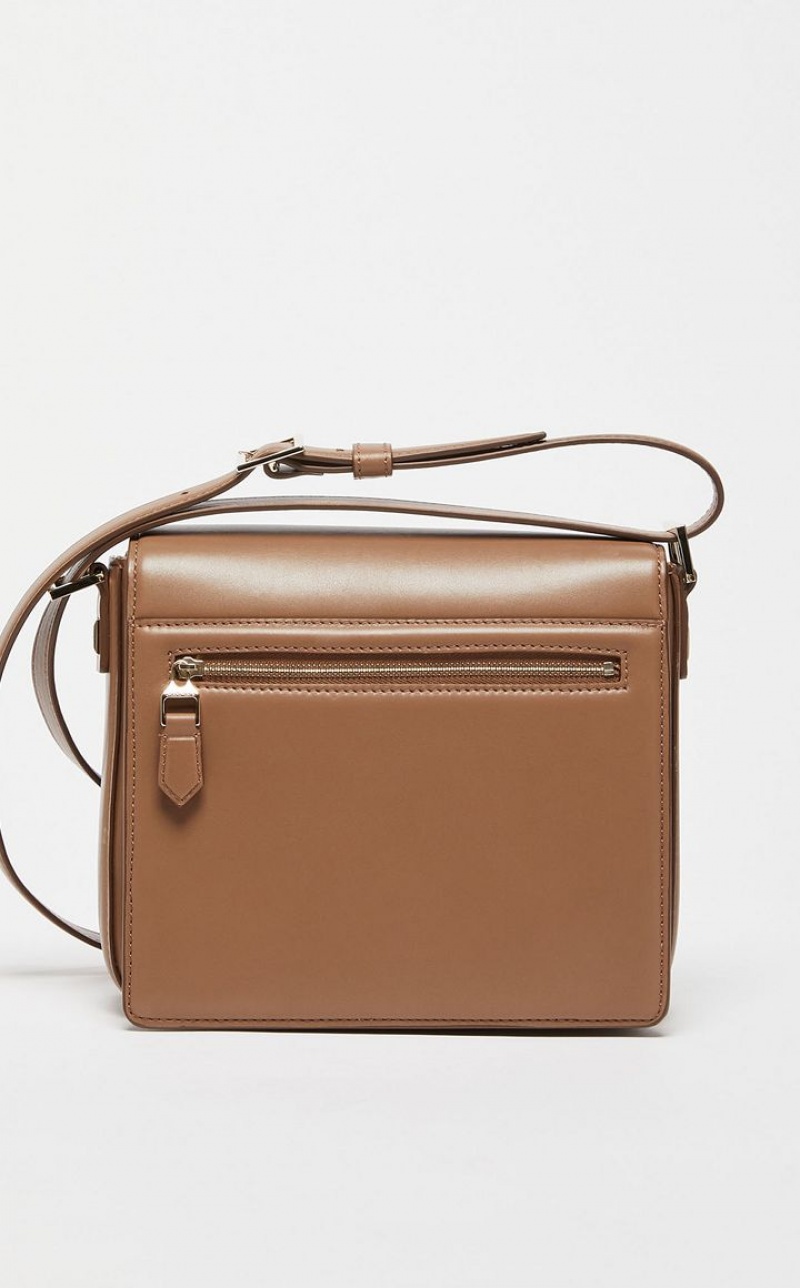 MaxMara Leather MM Bag HAZELNUT BROWN | MMR594121