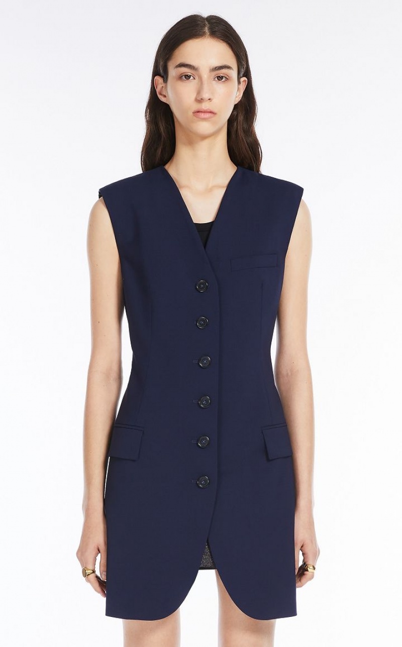 MaxMara Long Waistcoat Suit MIDNIGHTBLUE | MMR593512