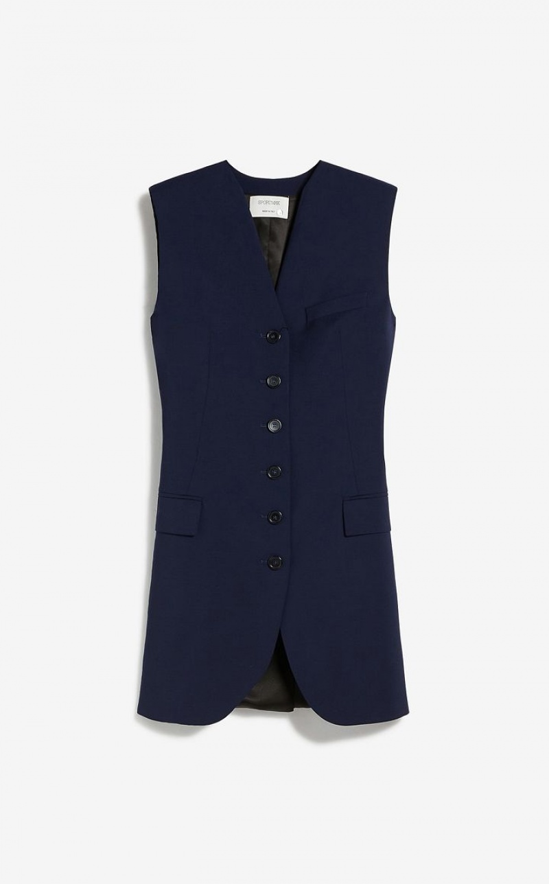 MaxMara Long Waistcoat Suit MIDNIGHTBLUE | MMR593512