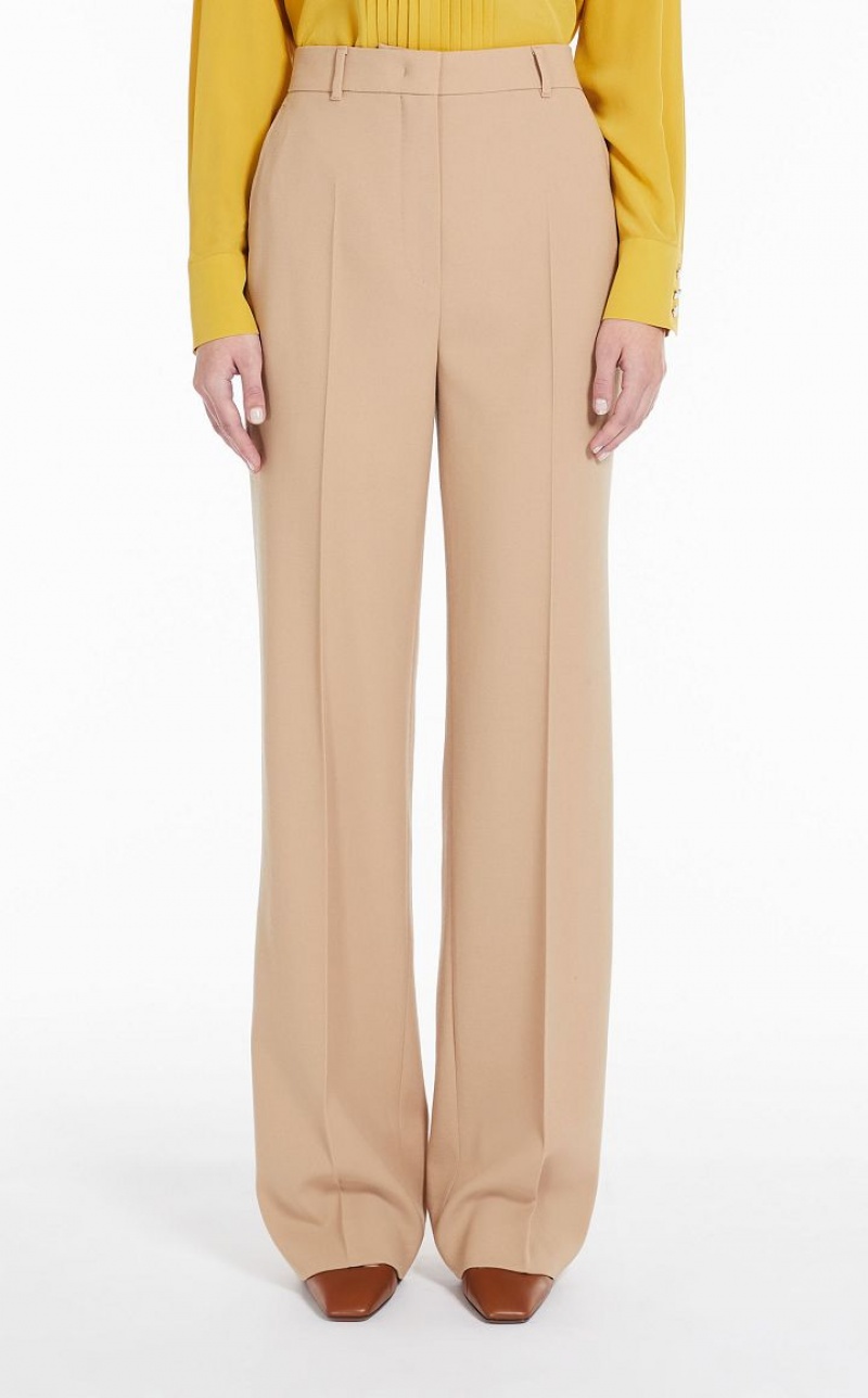 MaxMara Long Wool Crepe Suit CAMEL | MMR593514