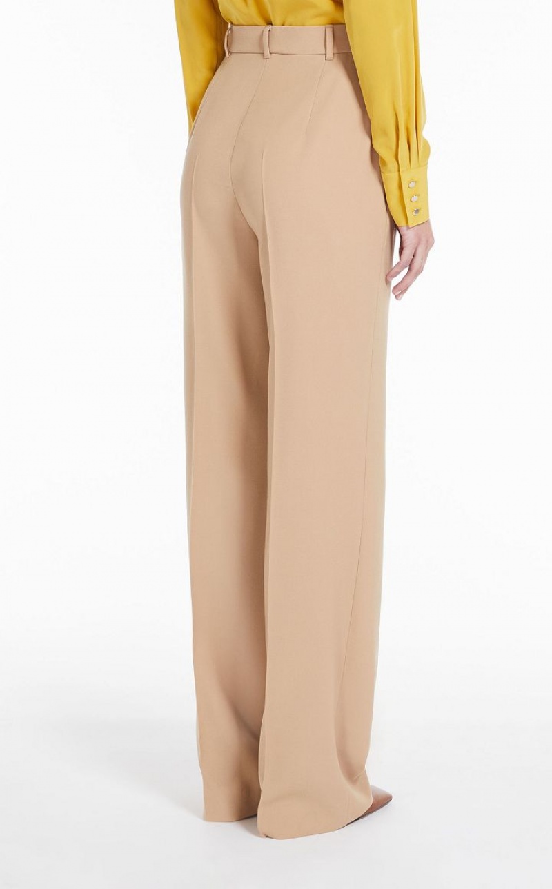 MaxMara Long Wool Crepe Suit CAMEL | MMR593514