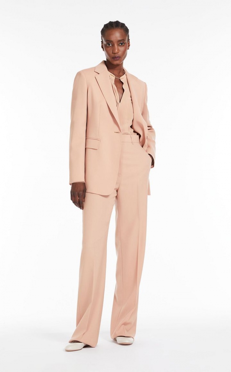 MaxMara Long Wool Crepe Suit CAMEL | MMR593534