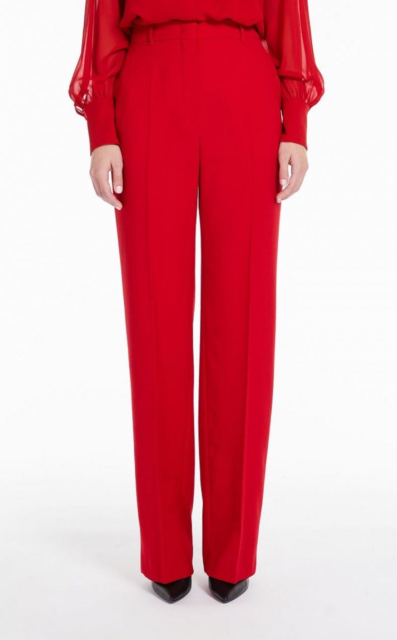 MaxMara Long Wool Crepe Suit RED | MMR593537