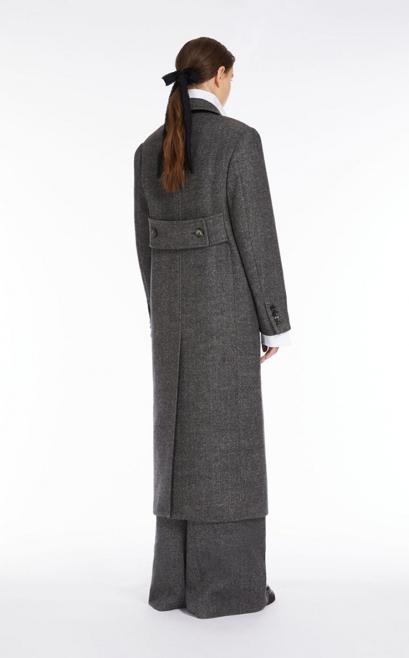 MaxMara Masculine Wool Coats DARK GREY | MMR593827