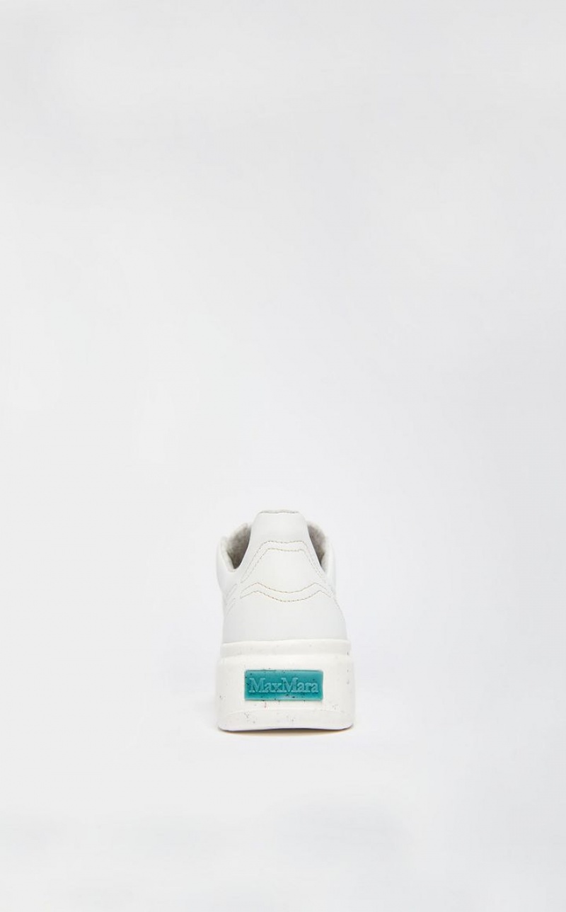 MaxMara Maxigreen Trainers With Chunky Sole Sneakers WHITE | MMR594213