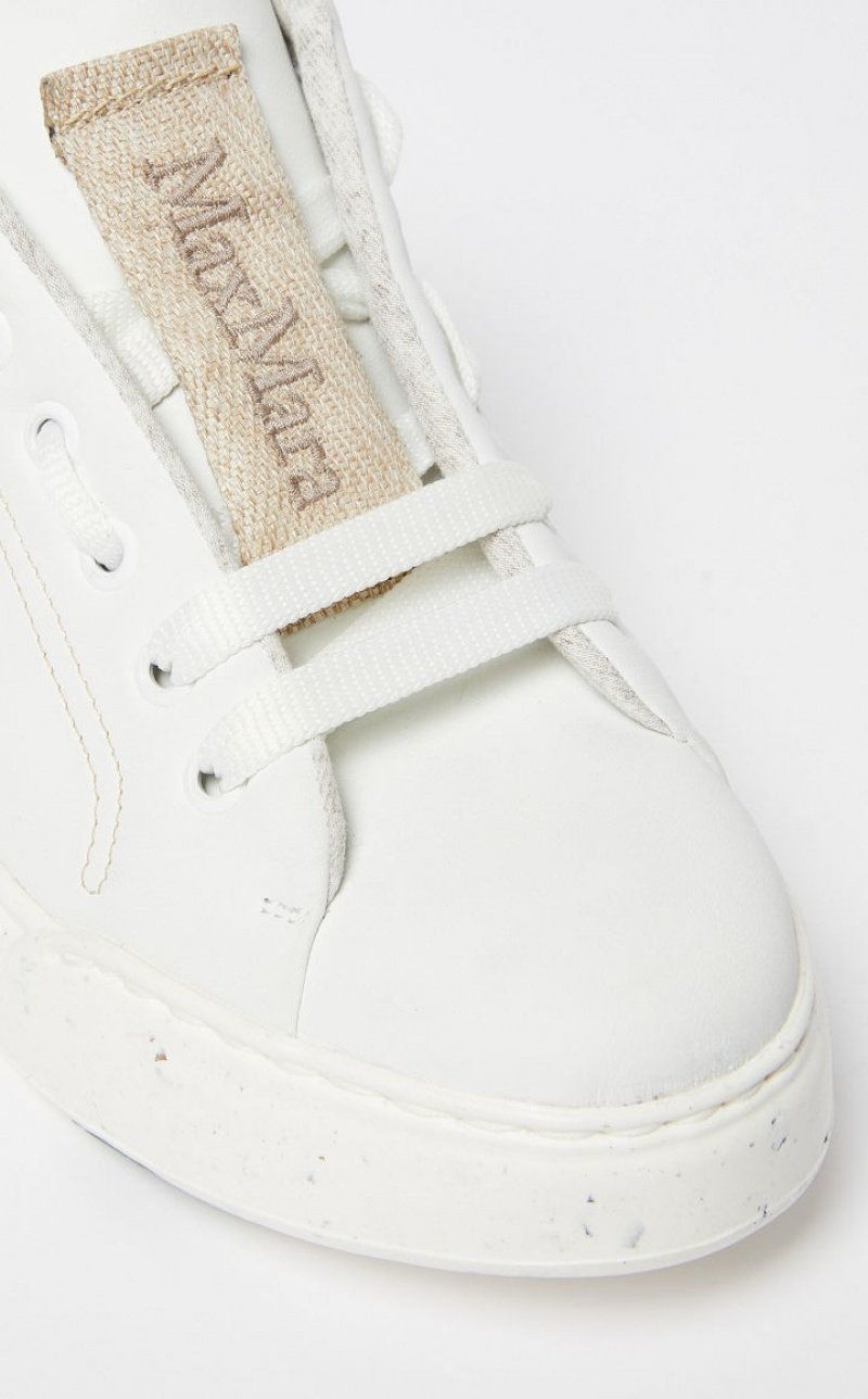 MaxMara Maxigreen Trainers With Chunky Sole Sneakers WHITE | MMR594213