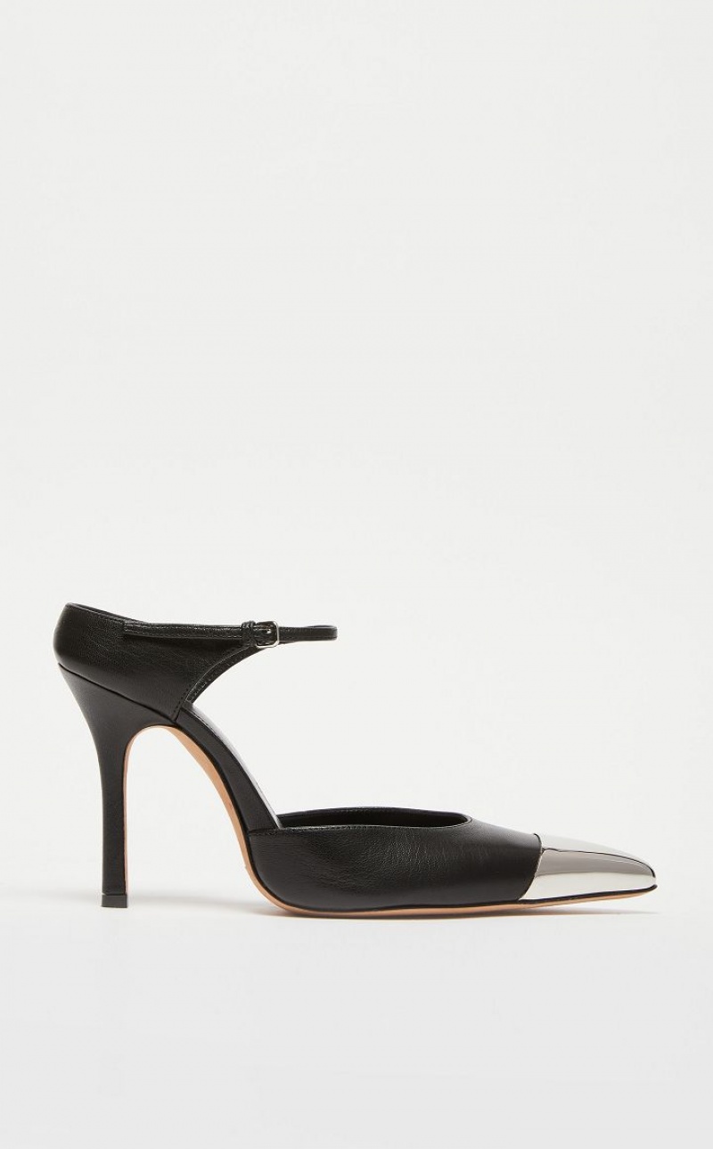 MaxMara Metal-toe Court Décolleté BLACK | MMR594196