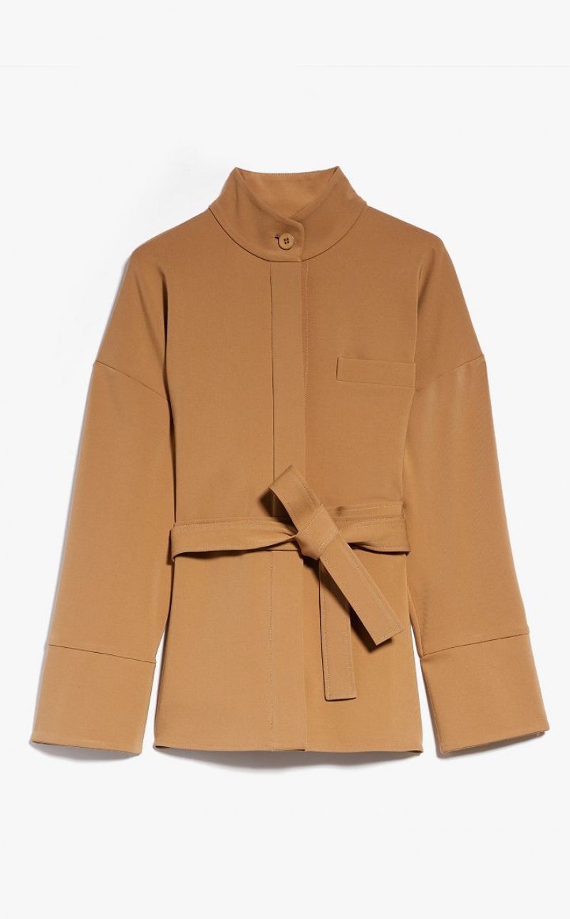 MaxMara Milano Jersey Jackets CAMEL | MMR594045