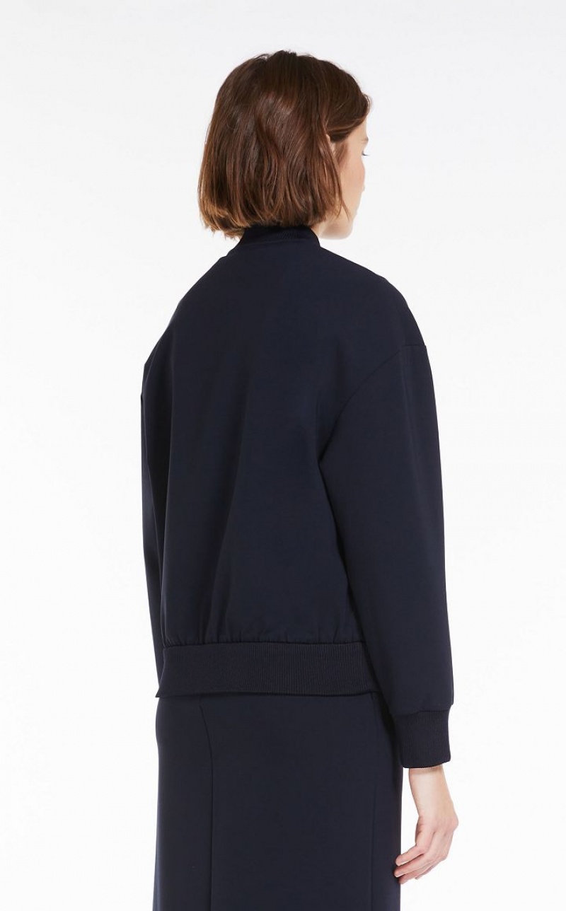 MaxMara Milano Jersey Jackets NAVY | MMR594046