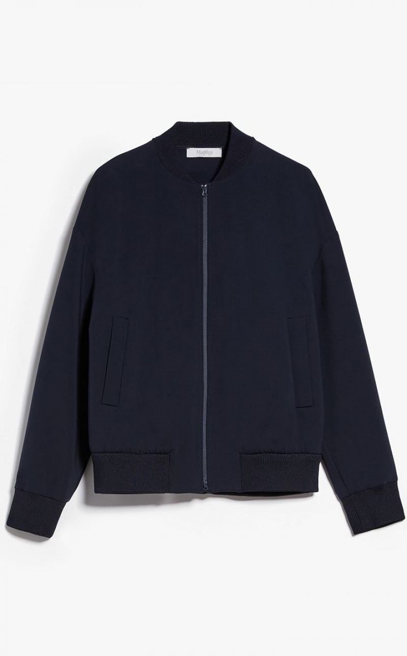 MaxMara Milano Jersey Jackets NAVY | MMR594046