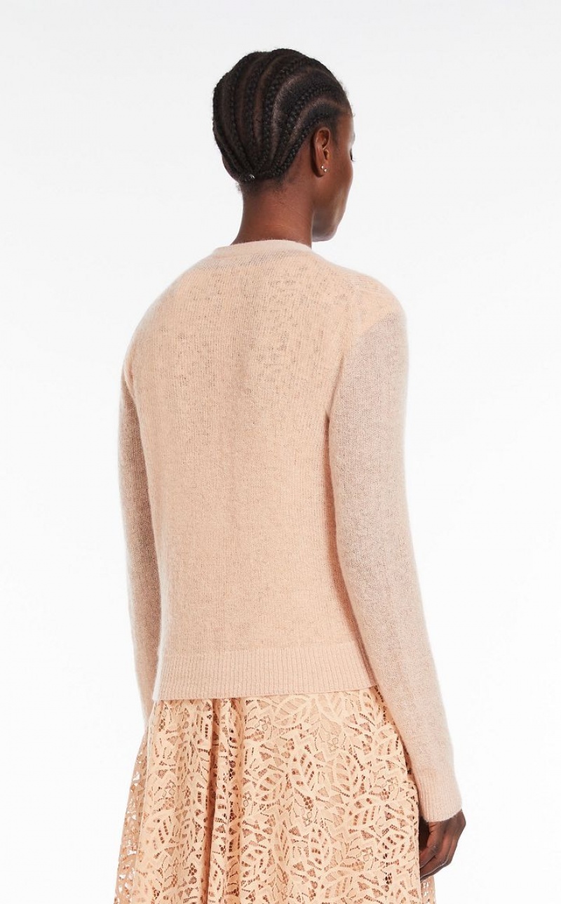 MaxMara Mohair Gauze Cardigan Knitwear NUDO | MMR593438