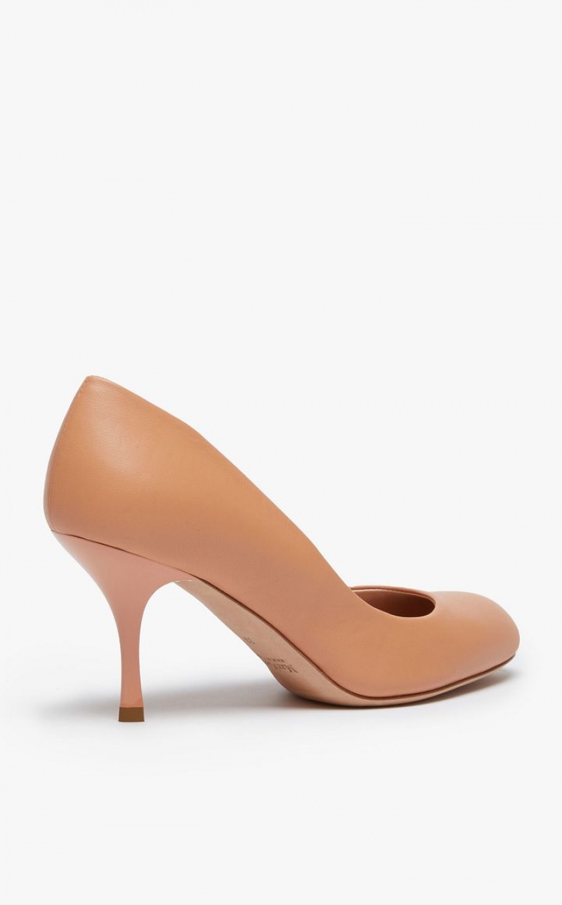 MaxMara Nappa Leather Court Décolleté MELON | MMR594199