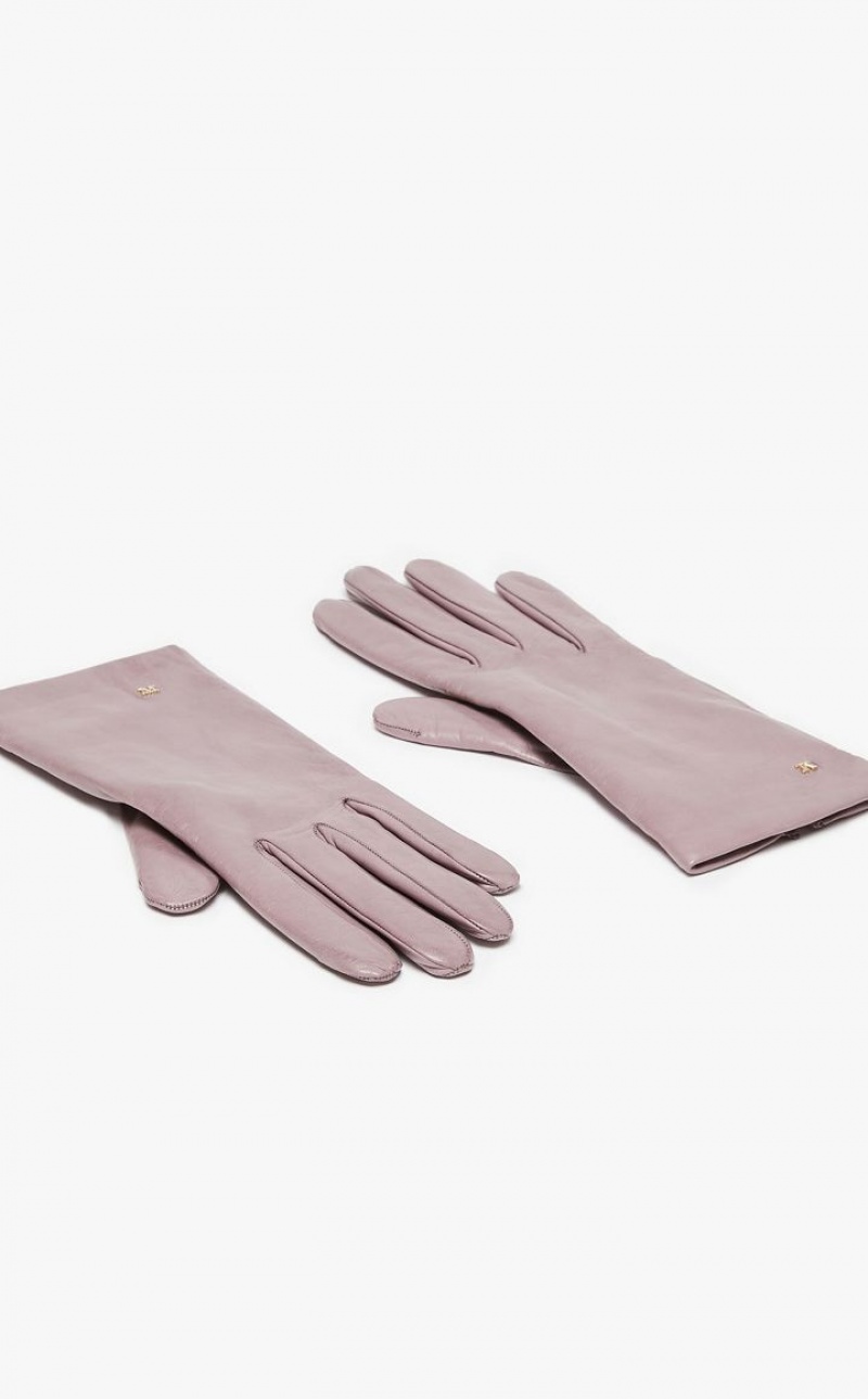 MaxMara Nappa Leather Gloves LILAC | MMR594232