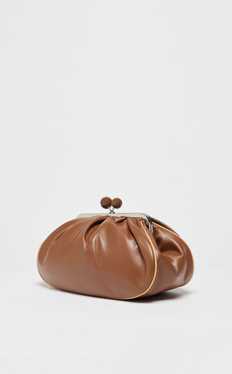 MaxMara Nappa Leather Pasticcino Weekend Bag TOBACCO | MMR594169