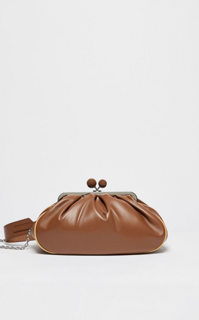 MaxMara Nappa Leather Pasticcino Weekend Bag TOBACCO | MMR594169