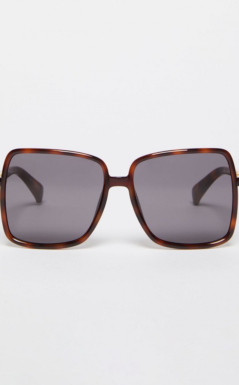 MaxMara Oversized Sunglasses TAWNY BRONZE BROWN | MMR594294