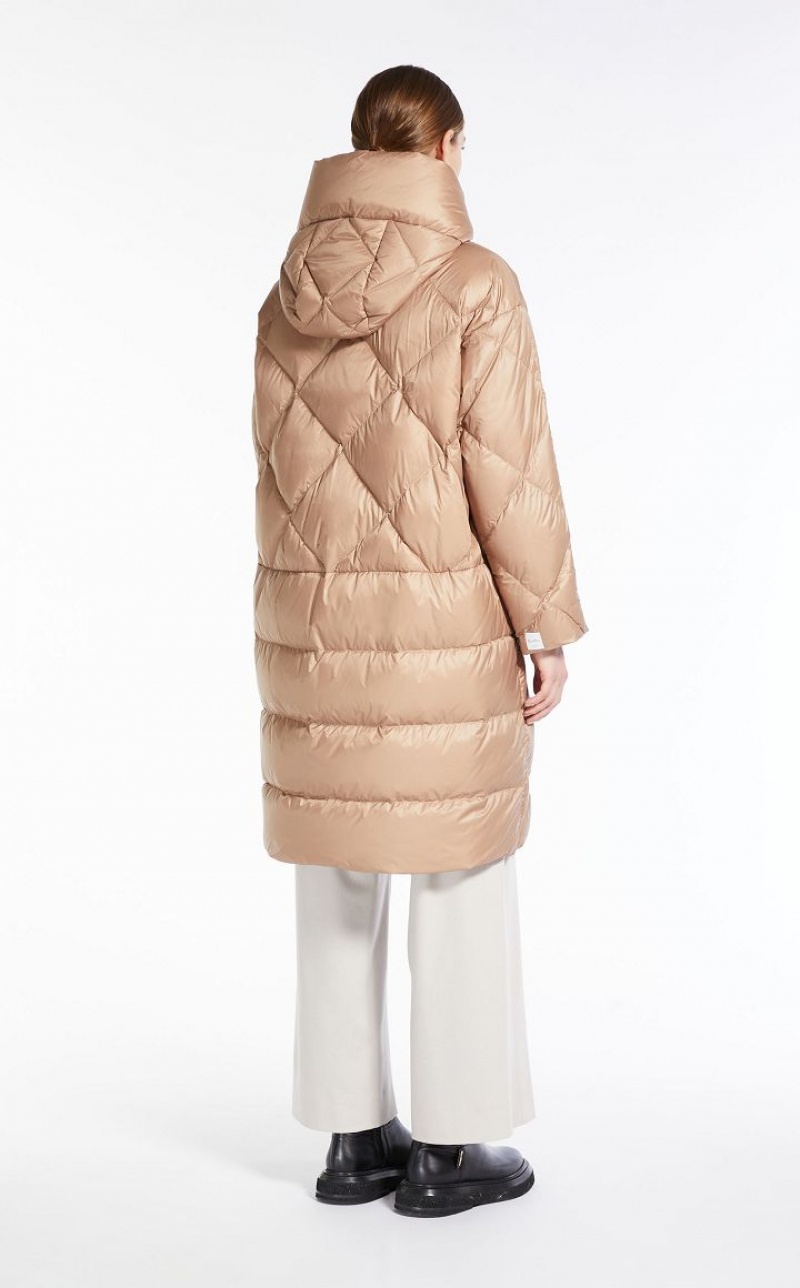 MaxMara Parka In Quilted Water-resistant Canvas Padded CAMEL | MMR593995