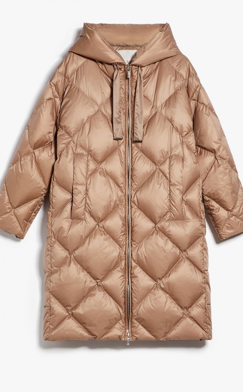 MaxMara Parka In Quilted Water-resistant Canvas Padded CAMEL | MMR593995