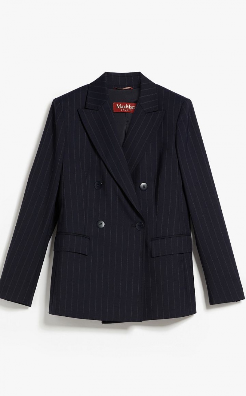 MaxMara Pinstripe Wool-blend Suit NAVY | MMR593493