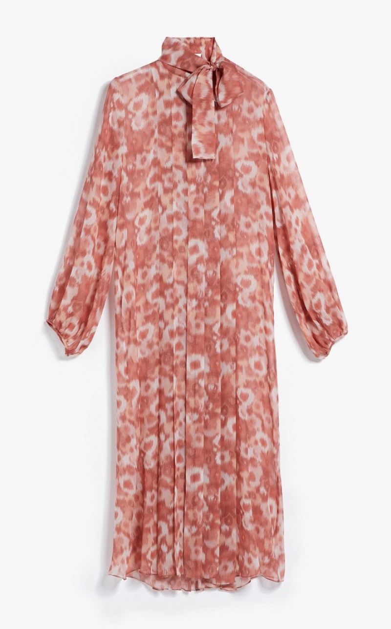 MaxMara Printed Georgette Dresses ANTIQUE ROSE | MMR593326