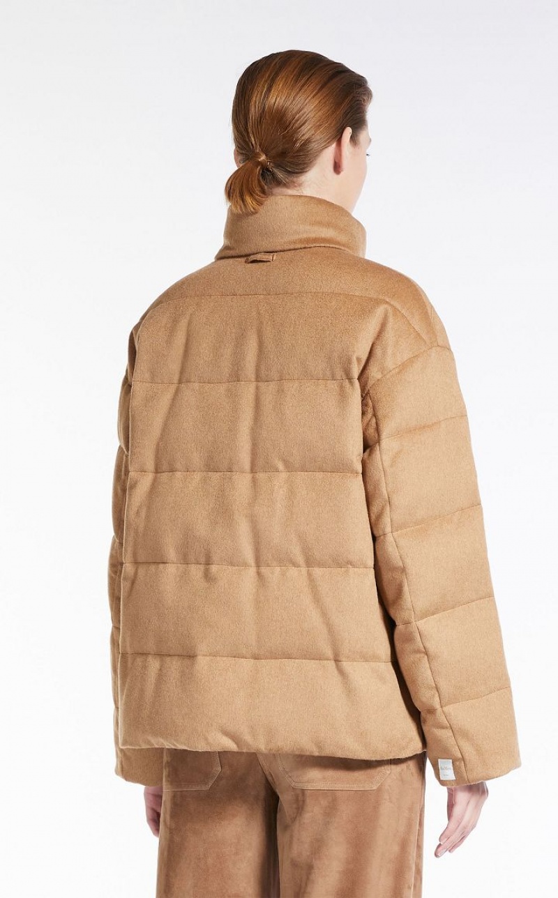 MaxMara Reversible Camel Down Jacket Padded CAMEL | MMR593966