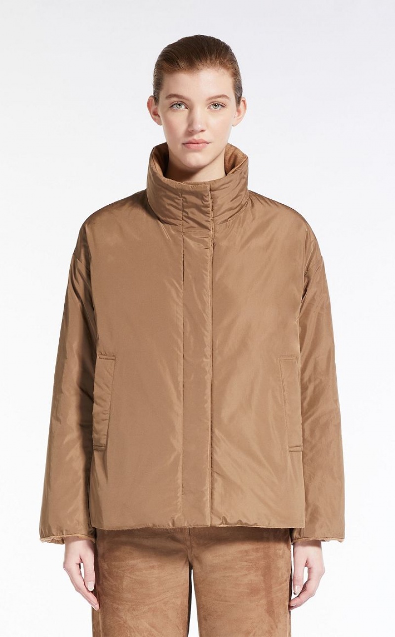 MaxMara Reversible Camel Down Jacket Padded CAMEL | MMR593966