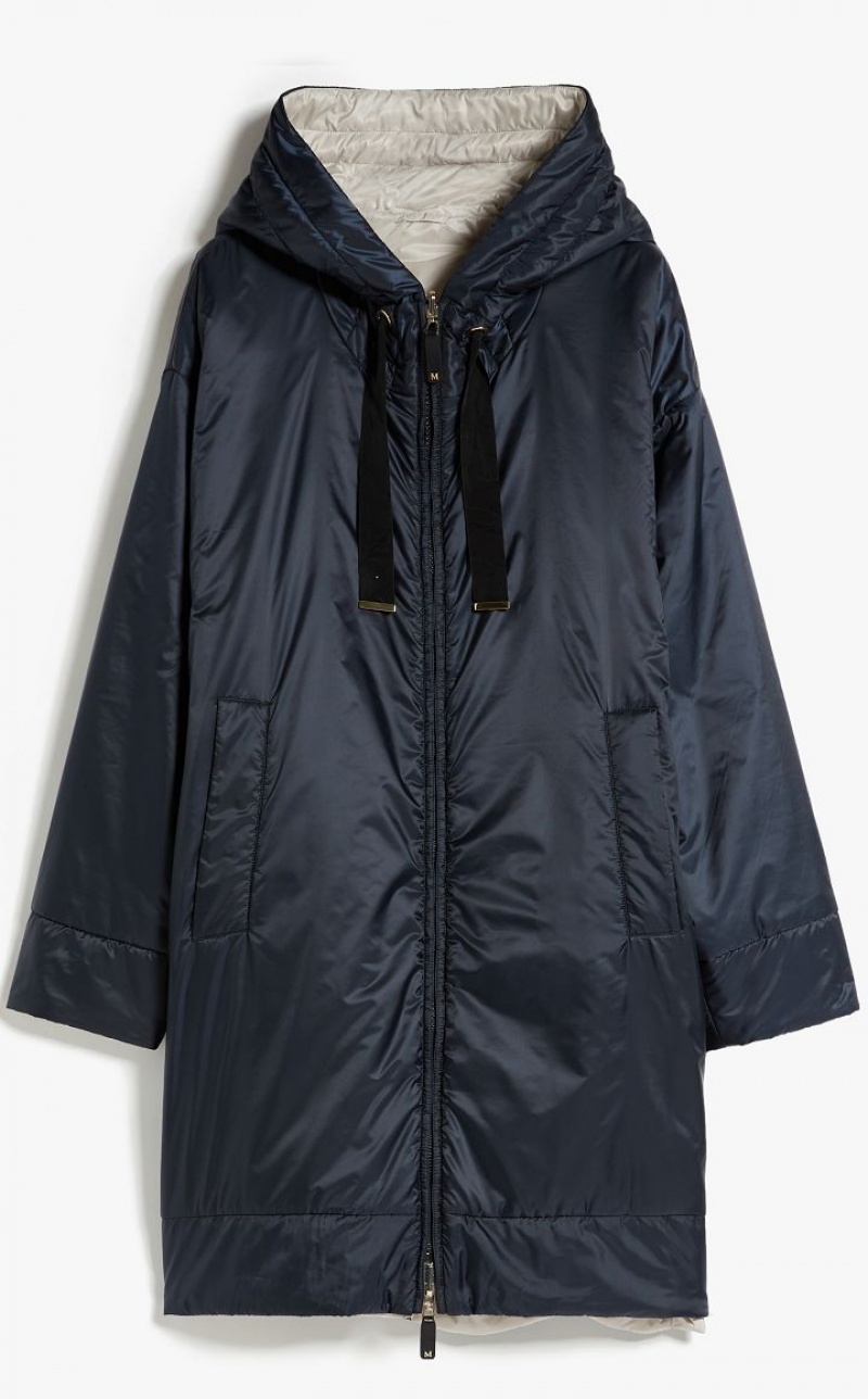 MaxMara Reversible Water-repellent Canvas Jacket Padded MIDNIGHTBLUE | MMR594010