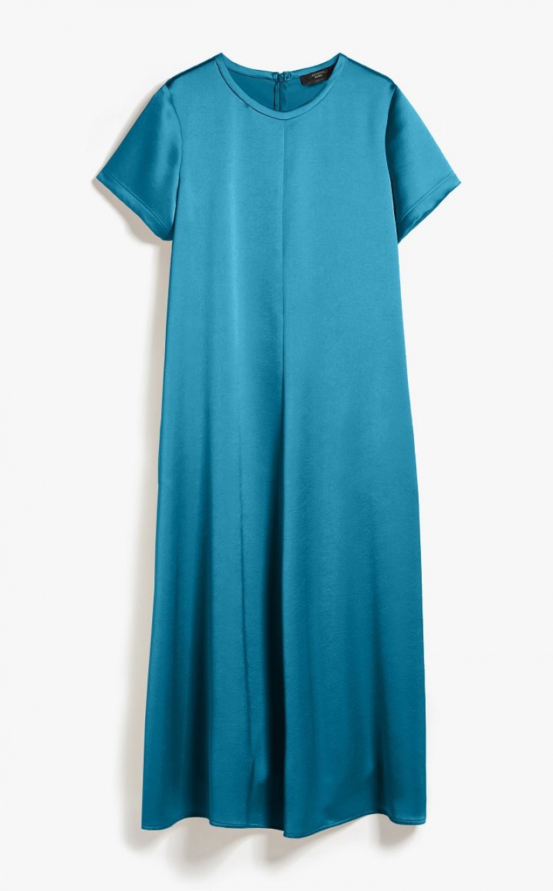 MaxMara Satin T-shirt Dresses OIL | MMR593372