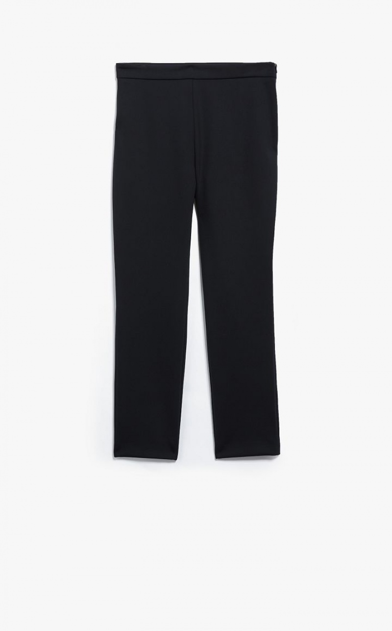 MaxMara Scuba Jersey Trousers BLACK | MMR593808