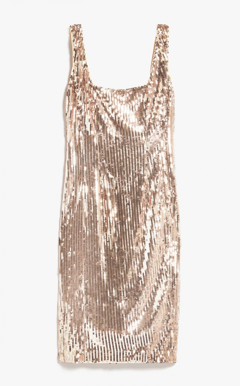 MaxMara Sequinned Sheath Dresses POWDER | MMR593332