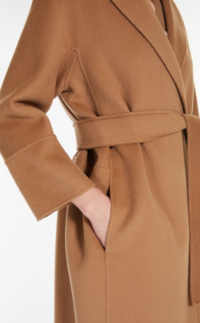 MaxMara Short Wool Coats CAMEL | MMR593912