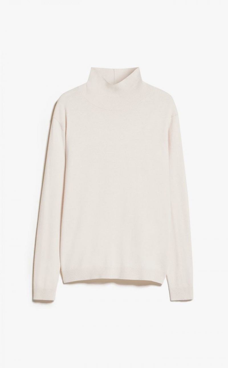 MaxMara Silk And Wool Yarn Knitwear IVORY | MMR593418