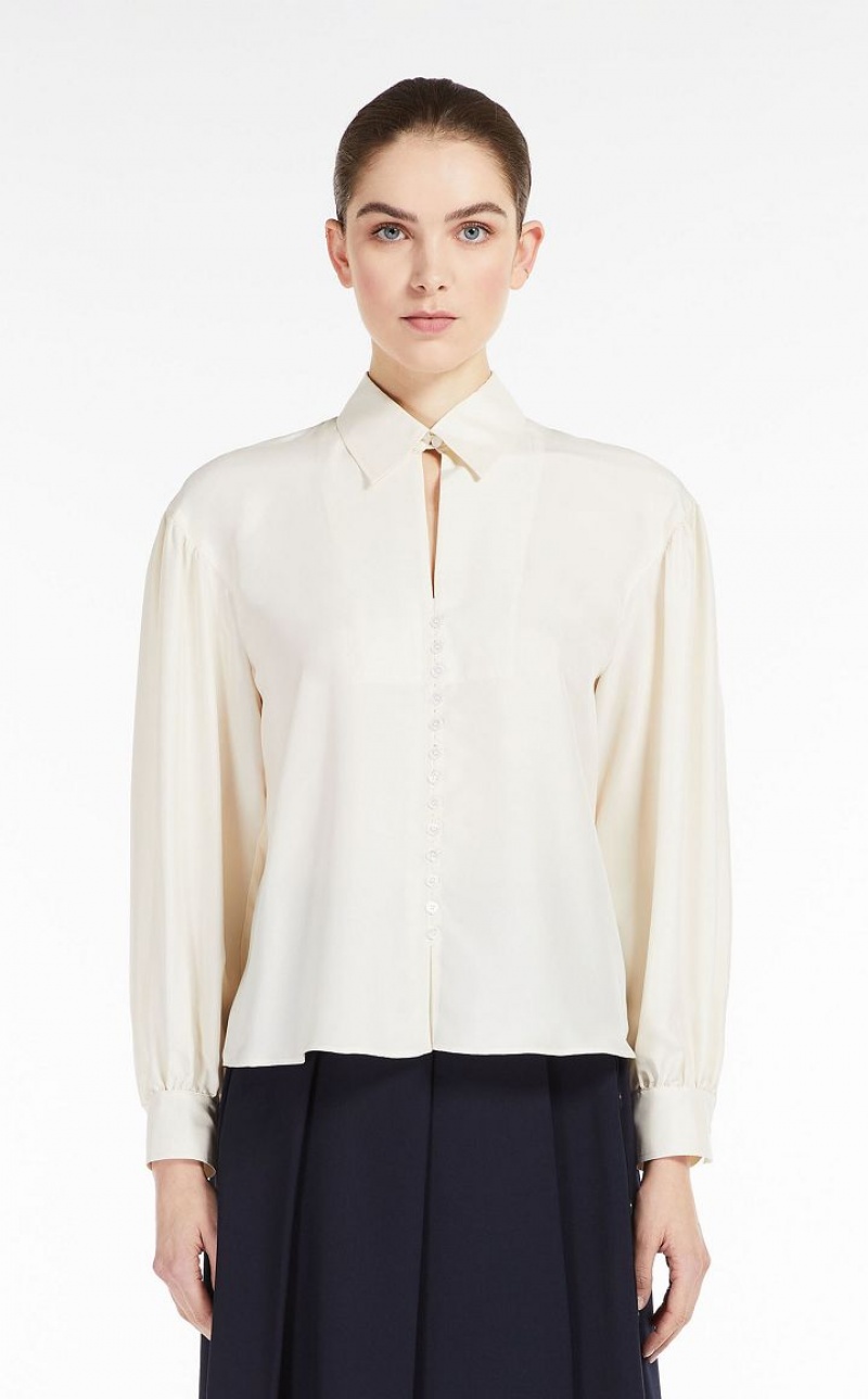 MaxMara Silk Blouses IVORY | MMR593600