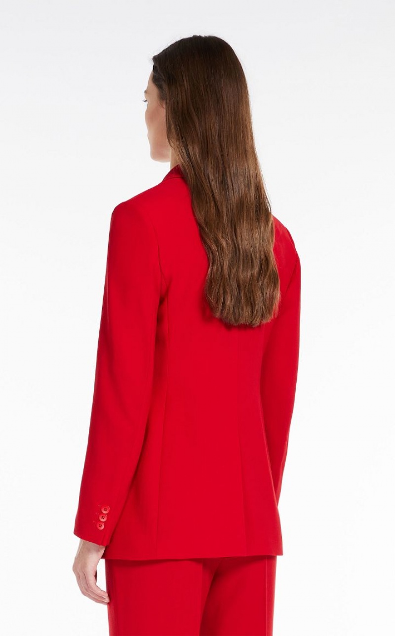 MaxMara Single-breasted Wool Suit RED | MMR593536