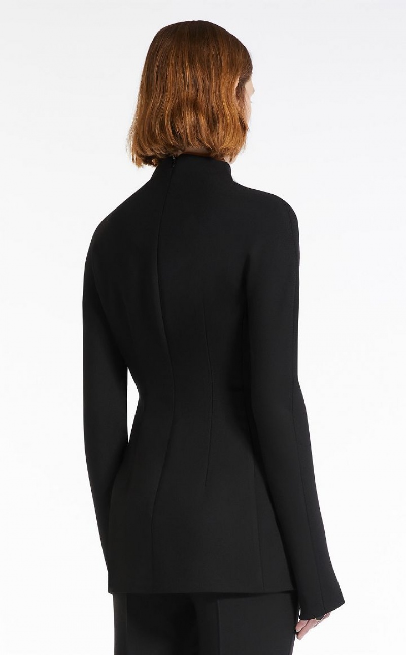 MaxMara Slim-fit Deconstructed Suit BLACK | MMR593479