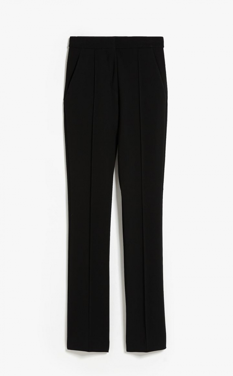 MaxMara Slim-fit Viscose Jersey Suit BLACK | MMR593527