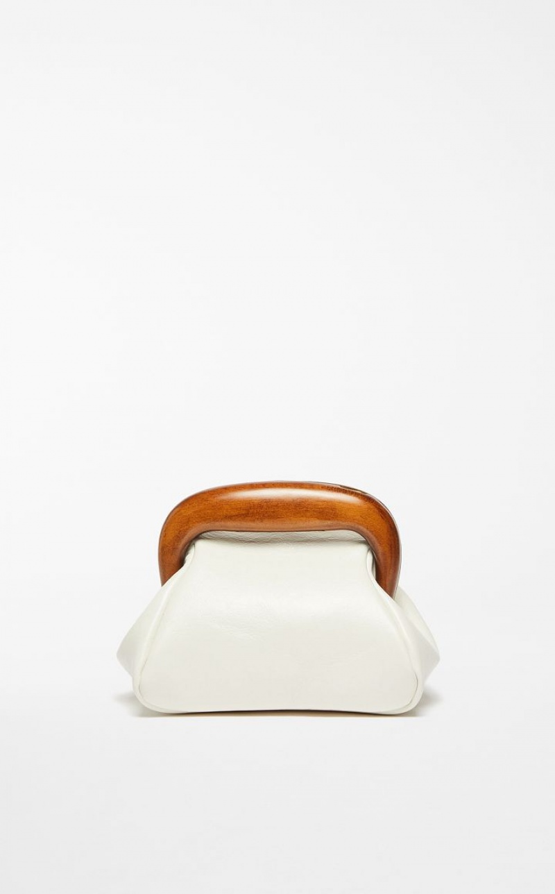 MaxMara Small Leather Bouba Sportmax Bag WHITE | MMR594181