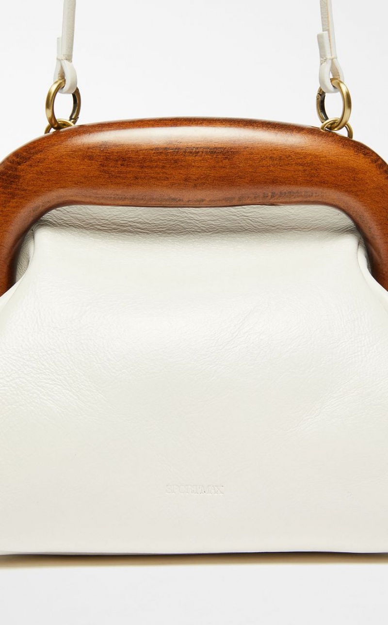 MaxMara Small Leather Bouba Sportmax Bag WHITE | MMR594181